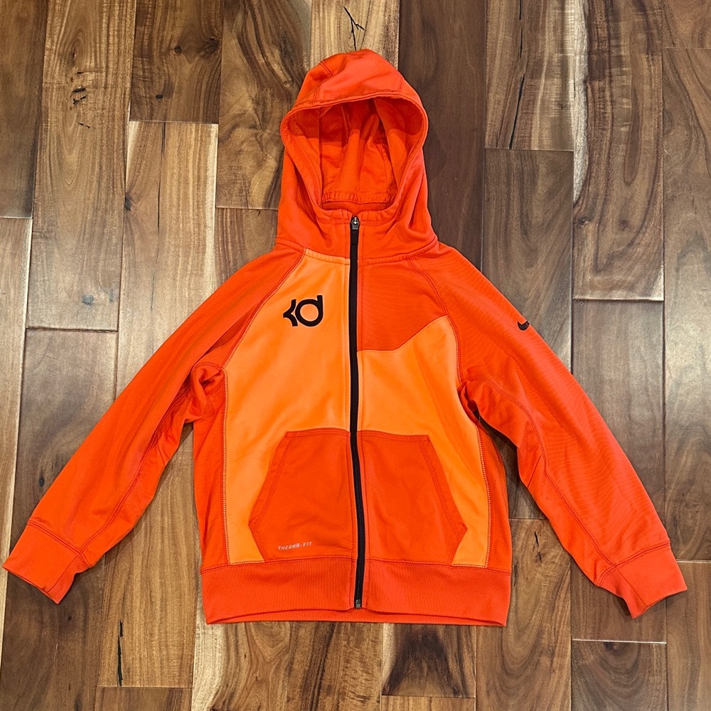Nike Kids KD Kevin Durant Bright Orange Hoodie